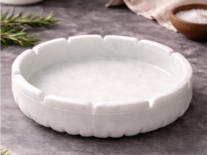 Marble Round Decorative Tray