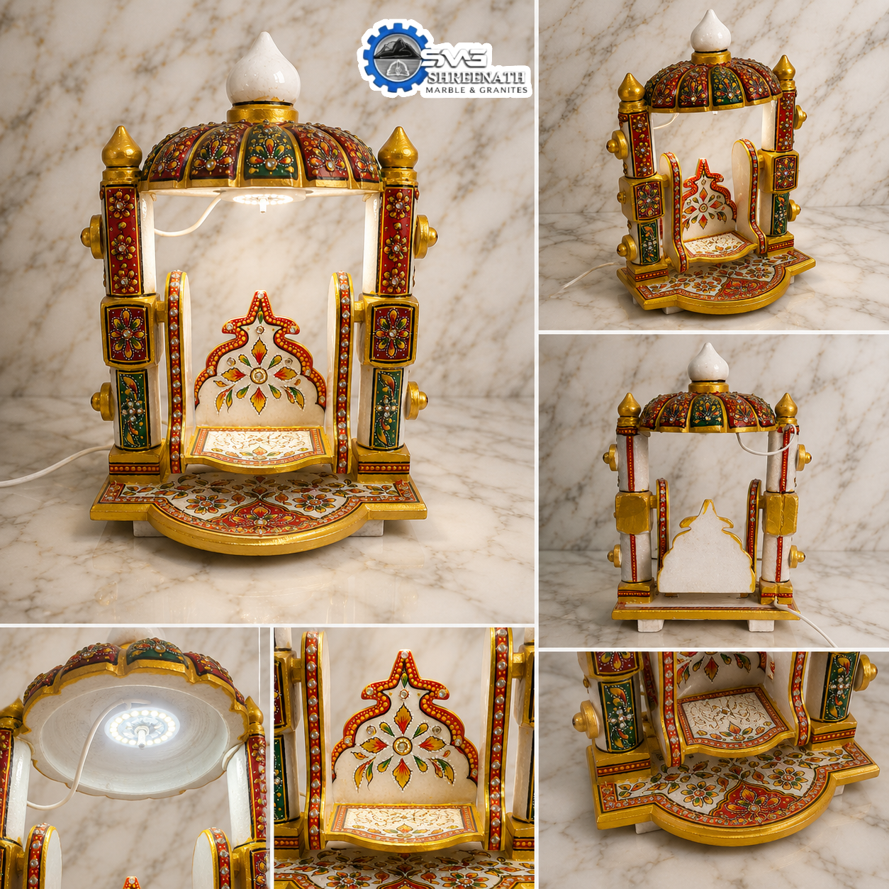 Marble Handcrafted God Swing - Image 3