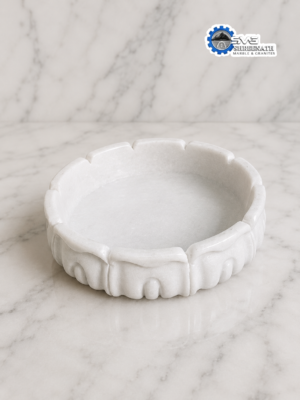 Marble Round Decorative Tray
