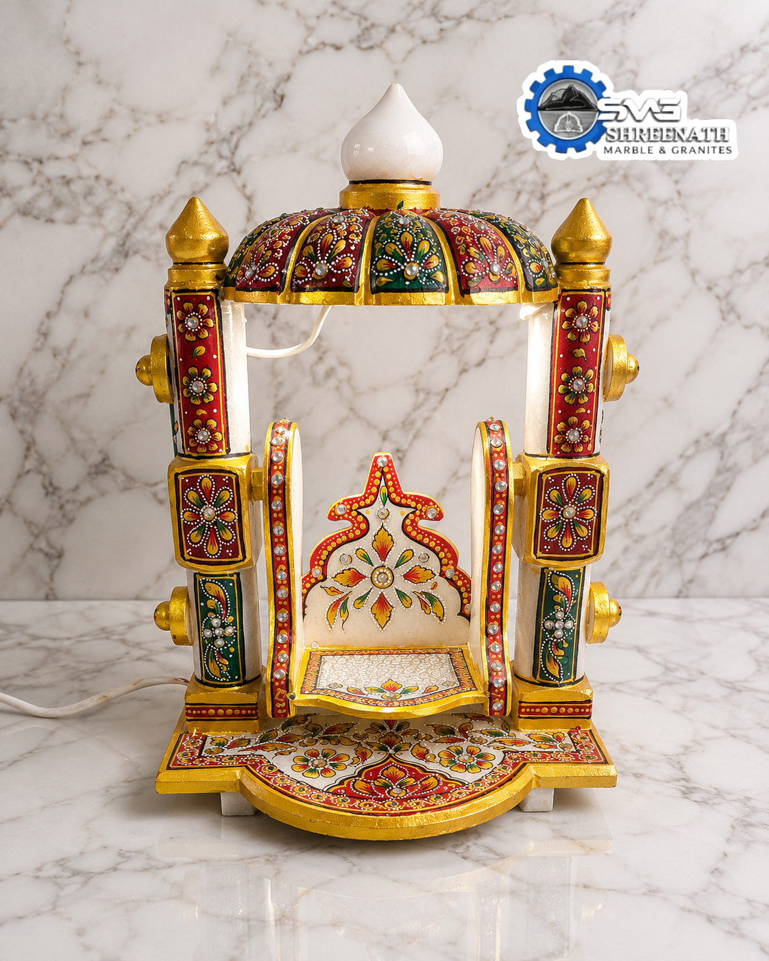Marble Handcrafted God Swing